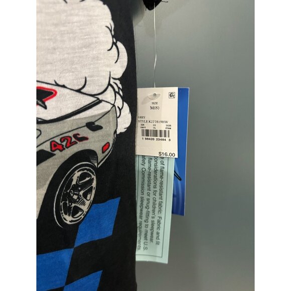 NEW Hot Wheels Boys Flame-Resistant Pajama Set M (8) with Colorful Car Prints - Picture 3 of 4